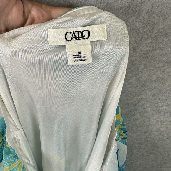 Vtg. Cato Maxi Skirt Floral Print 90s Y2K Fairy Cottage Sheer Sz. M Ruffled‎ Hem - Picture 6 of 10